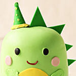 Green Dinosaur Cake