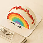 Happy Birthday Rainbow Cake