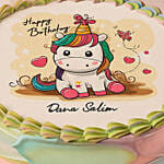 Happy Birthday Unicorn Kids Cake