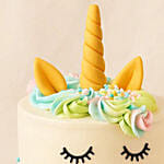 Unicorn Themed Red Velvet Cake