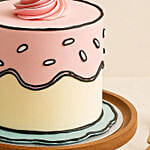 2D Comic Cake