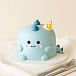 Blue Dino Celebration Cake