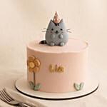 Cat Theme Chocolate Fudge Cake