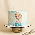 Princess Elsa Frozen Theme Cake