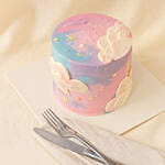 Rainbow Clouds Red Velvet Cake