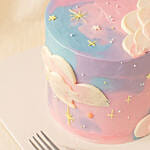 Rainbow Clouds Red Velvet Cake