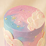 Rainbow Clouds Red Velvet Cake