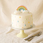 Rainbow Theme Tempting Cake