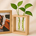 Personalised Frame and Money Plant