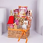 Grand Deepawali Gift Hamper with Sparkling Drink, Dry Fruits & Treats