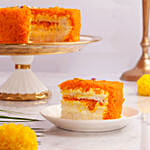 Eggless Motichoor Boondi Cake for Deepavali