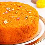 Eggless Motichoor Boondi Cake for Deepavali