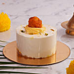 Eggless Motichoor Ladoo Mini Cake for Deepavali