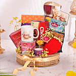 Grand Diwali Gift Basket with Chocolates, Sweets & Savory