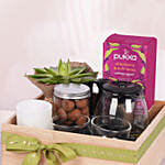 Relaxing Gift Hamper with Oraganic Tea