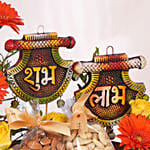 Auspicious Wishes with Dry Fruits & Flowers