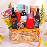 Luxury Wine & Snack Gift Hamper For Diwali
