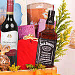 Luxury Wine & Snack Gift Hamper For Diwali