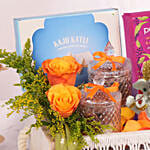 Traditional Sweet & Tea Deepawali Hamper with Ganesha