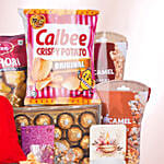 Grand Deepawali Gift Hamper with Sparkling Drink, Dry Fruits & Treats