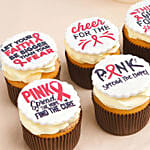 Breast Cancer Awareness Cupcakes