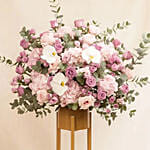 Elegant Floral Stand with Orchids