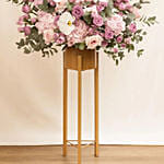Elegant Floral Stand with Orchids