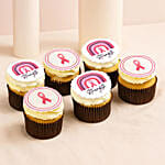 Pink Ribbon Cupcakes Set