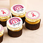 Pink Ribbon Cupcakes Set