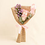 Pink Ribbon Rose Bouquet