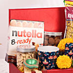 Diwali Hamper with Nutella and Snacks