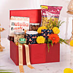 Diwali Hamper with Nutella and Snacks