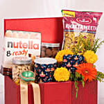Diwali Hamper with Nutella and Snacks