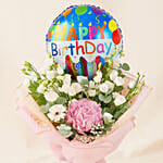 Birthday Wishes Flower & Balloon Bouquet