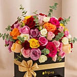 Colorful Blooms and Rochers Box