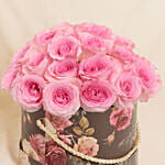 Pink Roses Floral Splendour Box
