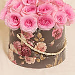 Pink Roses Floral Splendour Box