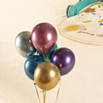 2 in 1 Pedal Piano Harps Walker With Balloons