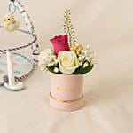 Round Game Mat With Toys and Balls With A Floral Arrangement