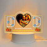 Love You Dad Personalised LED Lamp