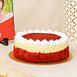 Moments of Love Frame and Red velvet Cake