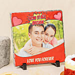 Moments of Love Frame and Red velvet Cake