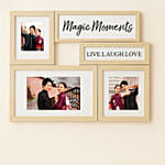 3 Photo Collage Wooden Frame