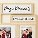 3 Photo Collage Wooden Frame