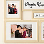 3 Photo Collage Wooden Frame