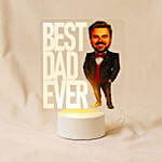 Best Dad Ever LED Lamp for Fathers Day