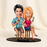 Couple on Vacation Caricature