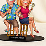 Couple on Vacation Caricature