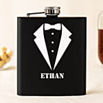 Gentlemen Personalised Stainless Steel Hip Flask
