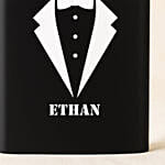 Gentlemen Personalised Stainless Steel Hip Flask